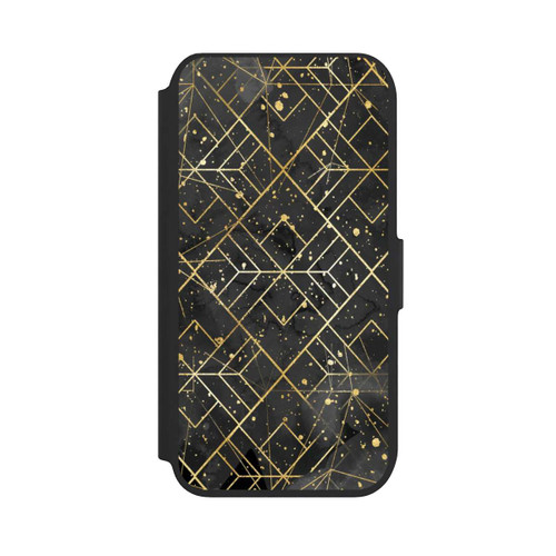 Apple iPhone SE (2022) NIVOflip Marble Black Grid