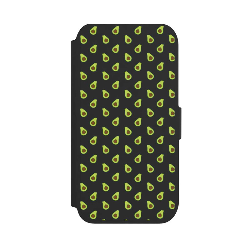 iPhone SE 2022 NIVOflip Avocado Pattern 1 transparent