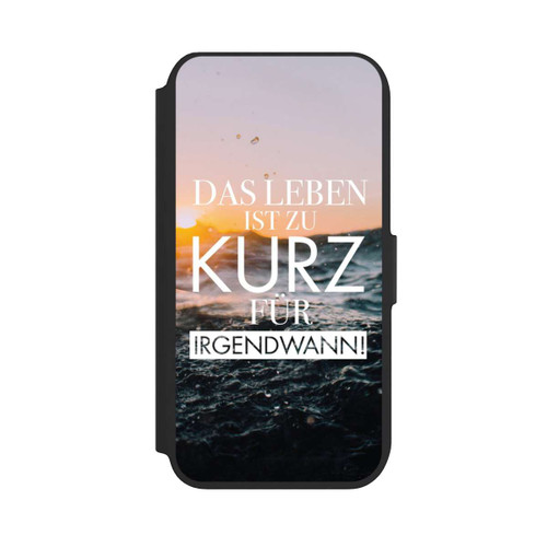 Apple iPhone SE (2022) NIVOflip Leben zu Kurz für Irgendwann