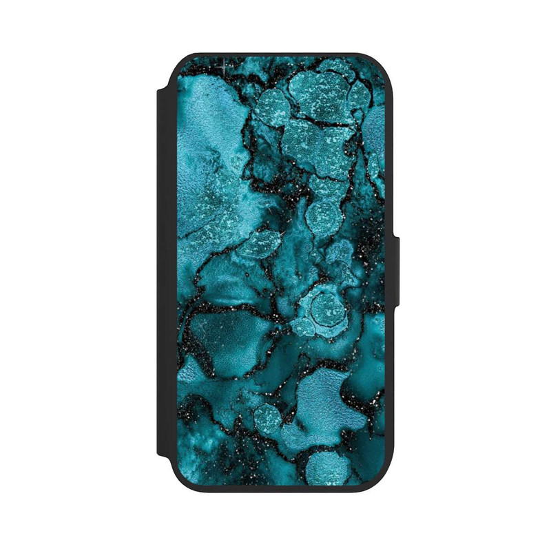iPhone SE 2022 NIVOflip Blue Glitter Look