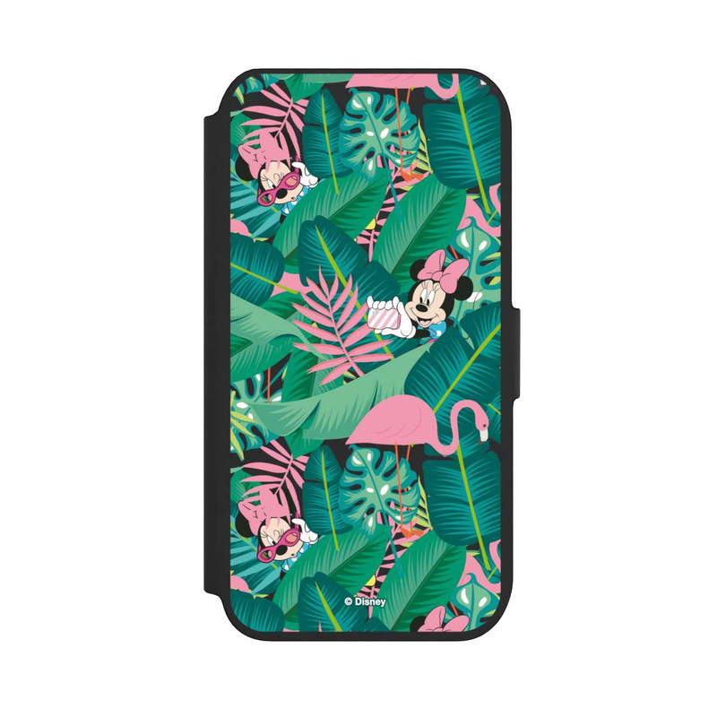 iPhone SE 2022 NIVOflip Minnie Summer Palmblätter ohne Hintergrund
