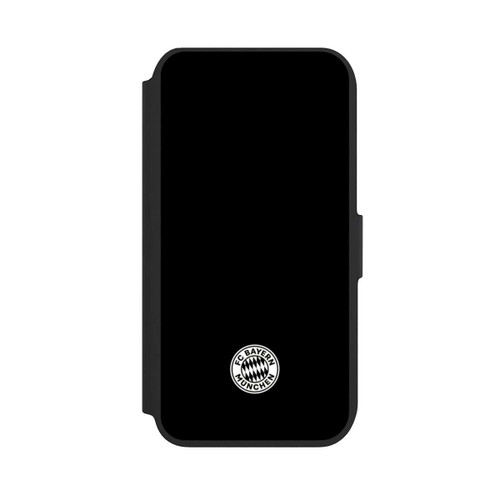 Apple iPhone SE (2022) NIVOflip Klassisches FCB Logo Klein - Weiß auf Schwarz