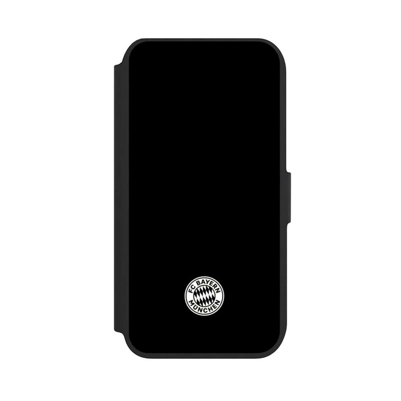 iPhone SE 2022 NIVOflip Classic FCB Logo - white on black