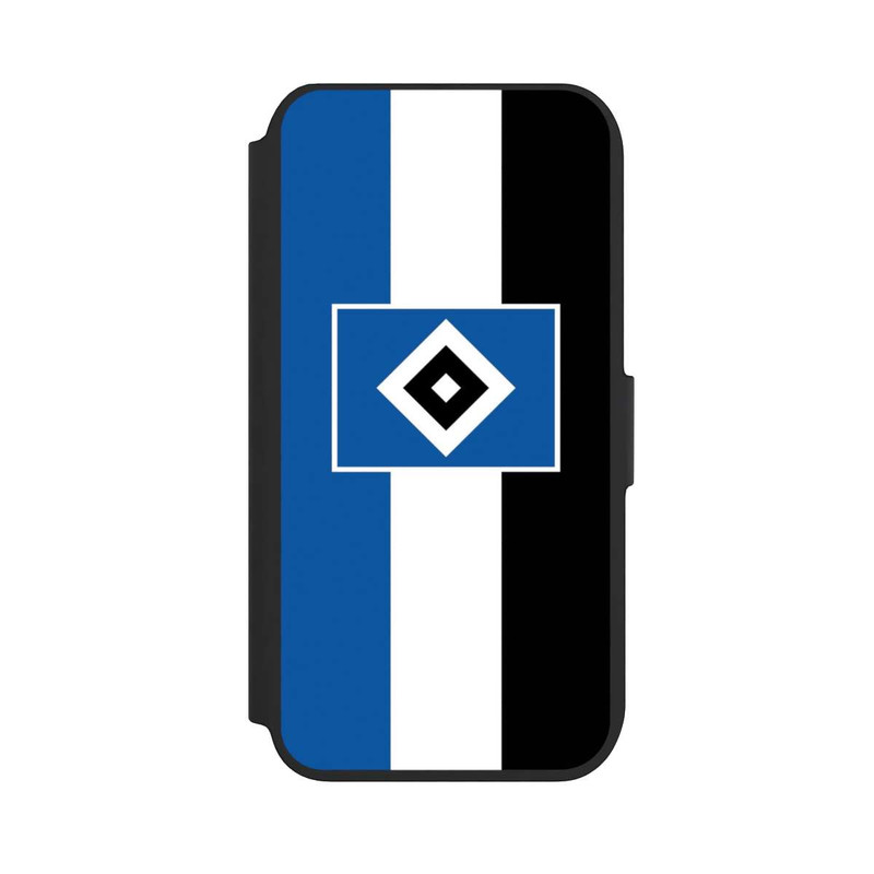 iPhone SE 2022 NIVOflip HSV Streifen - Blau-Weiß-Schwarz