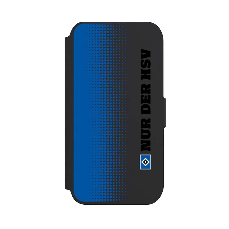 iPhone SE 2022 NIVOflip Nur der HSV - Rautenraster Blau - ohne Hintergrund