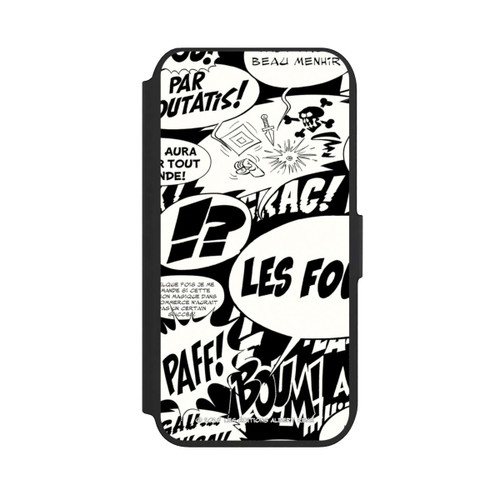 Apple iPhone SE (2022) NIVOflip Bulles BD Astérix Noir