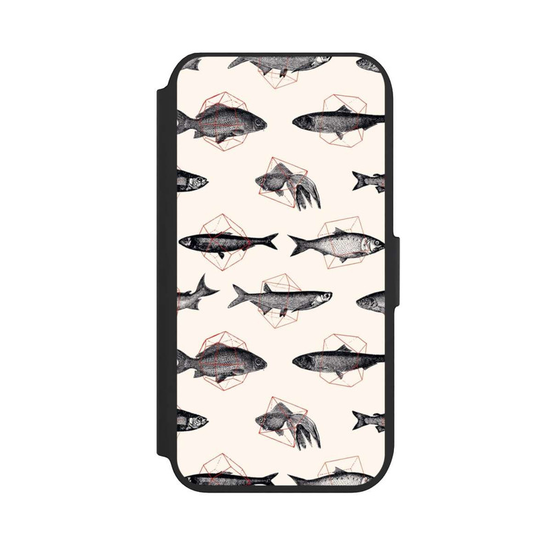 iPhone SE 2022 NIVOflip Fische in Geometrie