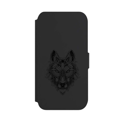 Apple iPhone SE (2022) NIVOflip Wolf Mandala ohne Hintergrund
