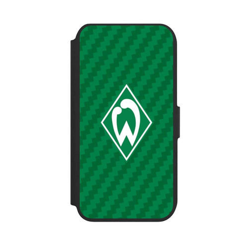 Apple iPhone SE (2022) NIVOflip Carbonlook - Werder Bremen
