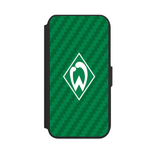 Apple iPhone SE (2022) NIVOflip Carbonlook - Werder Bremen