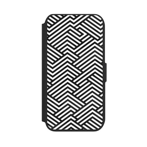 Apple iPhone SE (2022) NIVOflip Schwarz und Weiß ZigZag
