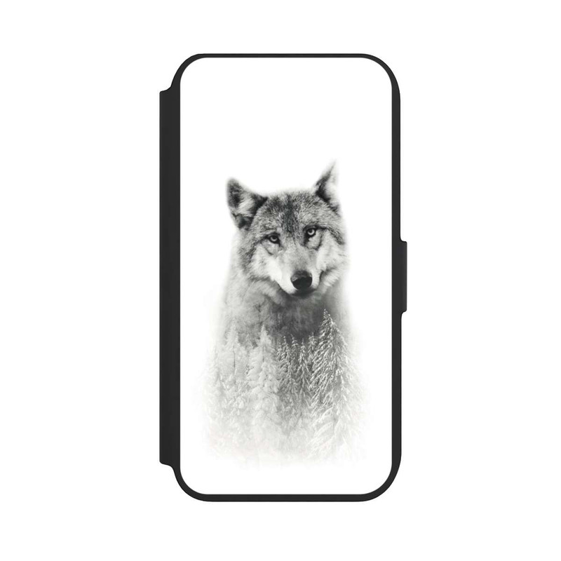 iPhone SE 2022 NIVOflip Le loup et la forêt
