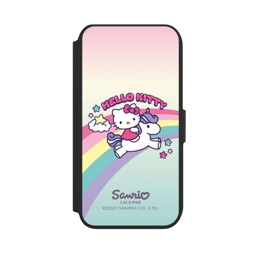 Apple iPhone SE (2022) NIVOflip Hello Kitty Regenbogen 