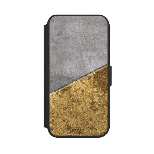 Apple iPhone SE (2022) NIVOflip Concrete and Gold look