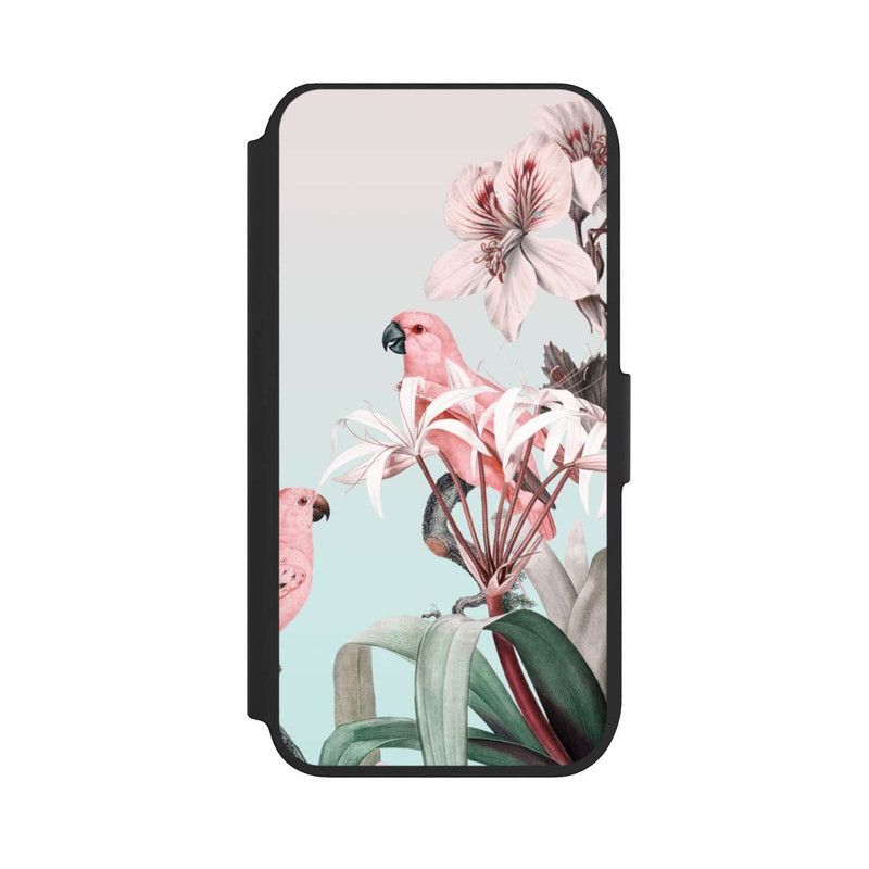 iPhone SE 2022 NIVOflip paradiesische Papageien Pastell