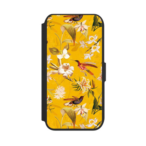 Apple iPhone SE (2022) NIVOflip Kolibrimuster gelb