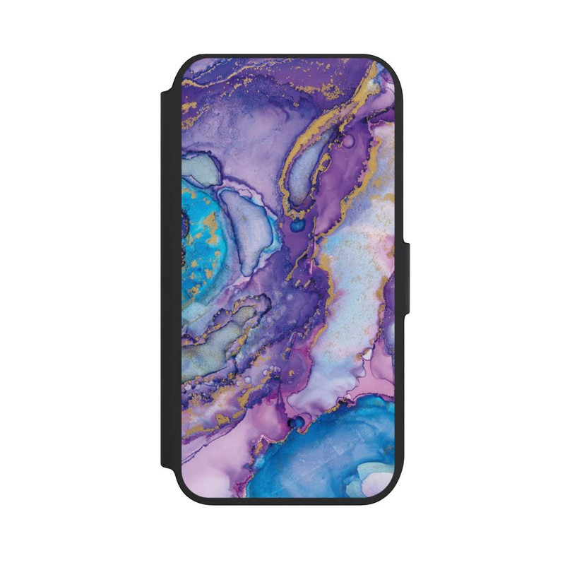iPhone SE 2022 NIVOflip Strudel lila und blau