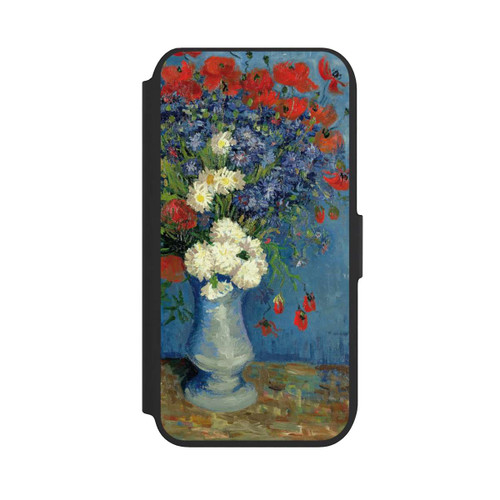 Apple iPhone SE (2022) NIVOflip Stillleben Vase mit Kornblumen und Mohnblumen von Vincent Van Gogh