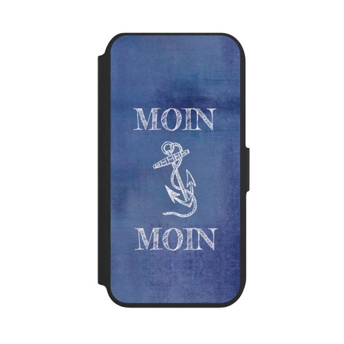 Apple iPhone SE (2022) NIVOflip Moin Anker grunge blau