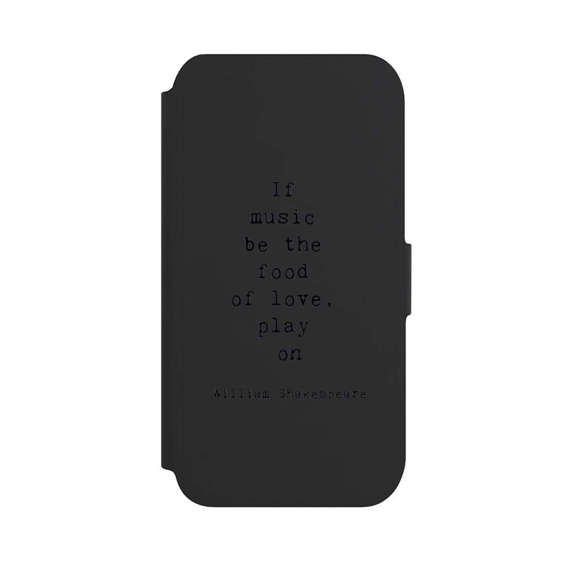 iPhone SE 2022 NIVOflip Shakespeare Music Food Transparent