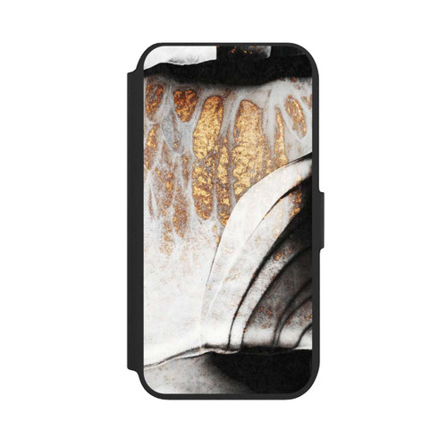 Apple iPhone SE (2022) NIVOflip Schwarze und goldene Adern