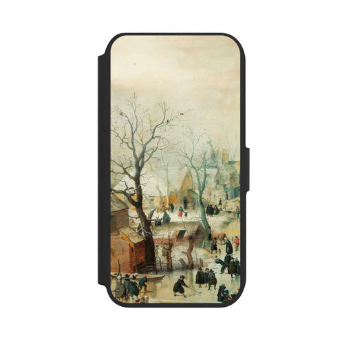 Apple iPhone SE (2022) NIVOflip Winterlandschaft mit Schlittschuhläufern - Hendrick Avercamp