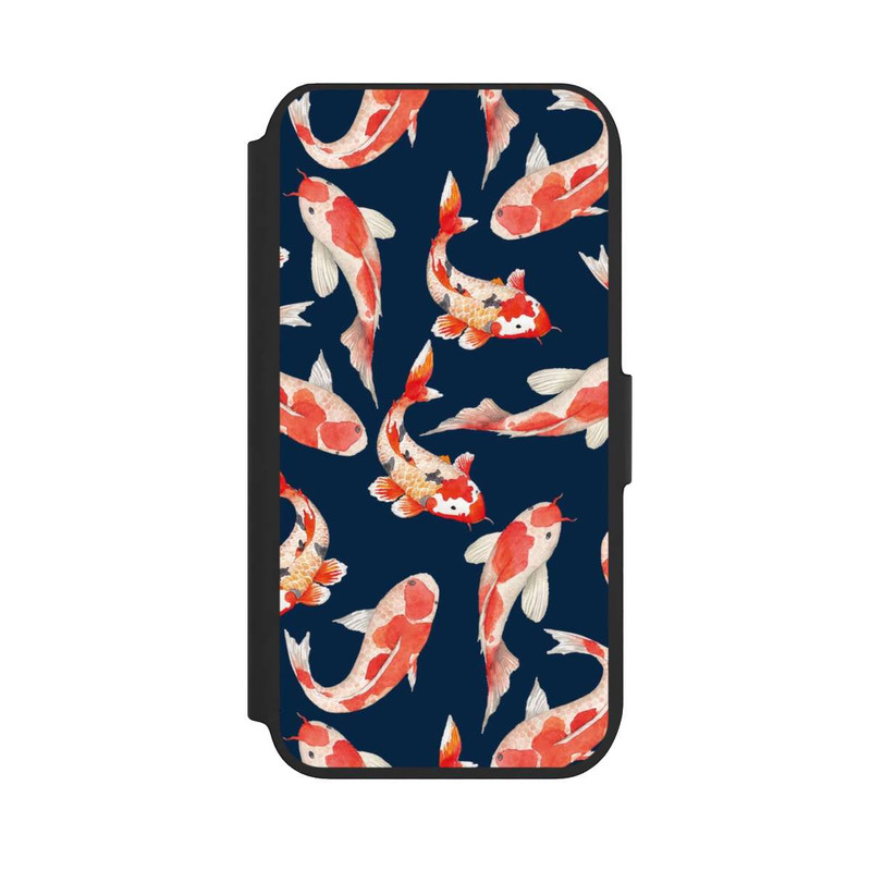 iPhone SE 2022 NIVOflip Coral Fish on Blue Background