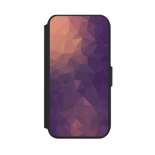 Apple iPhone SE (2022) NIVOflip Polygonal Mosaic Rot/Violett