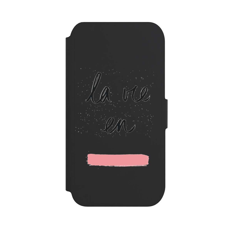 iPhone SE 2022 NIVOflip La vie en Rosa Transparent