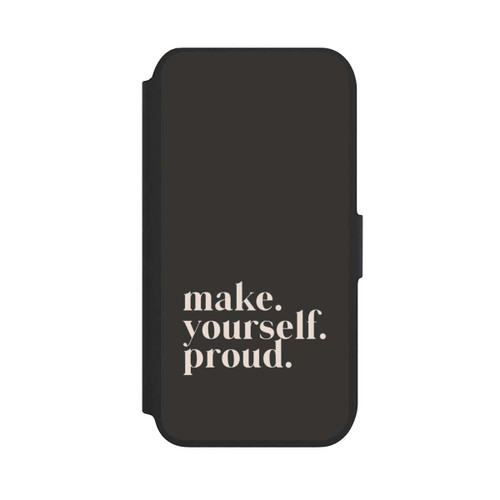 Apple iPhone SE (2022) NIVOflip Make Yourself Proud Quote