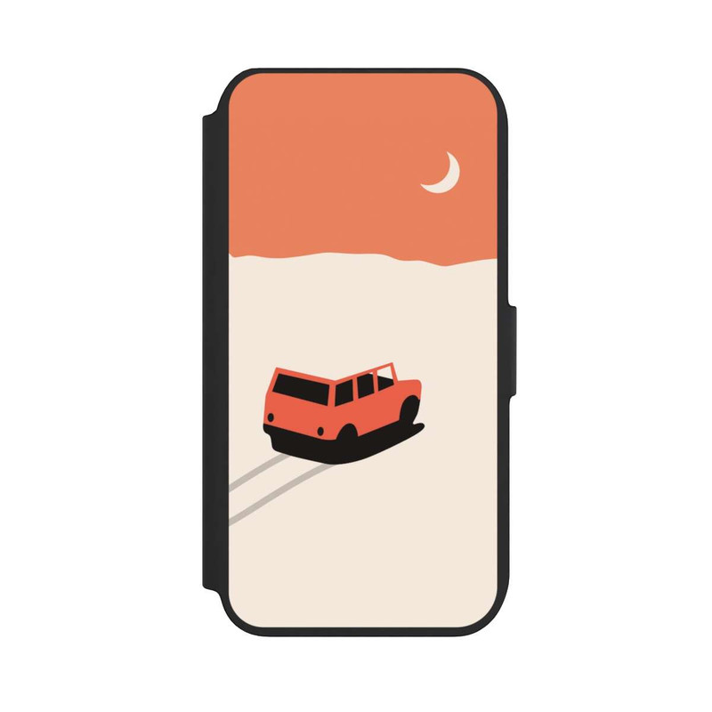 iPhone SE 2022 NIVOflip Auto in der Wüste