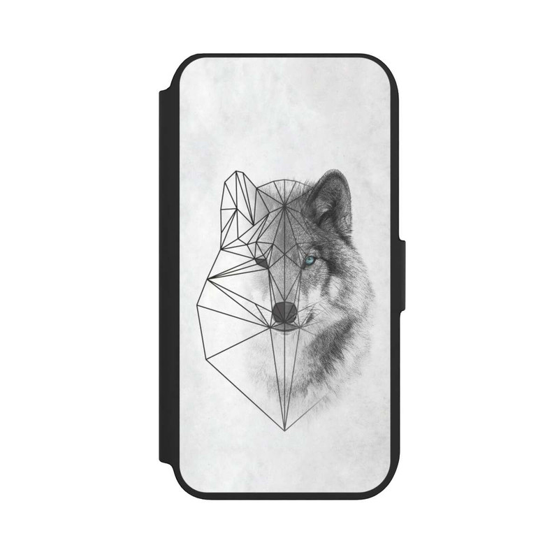 iPhone SE 2022 NIVOflip Polygonic Wolf
