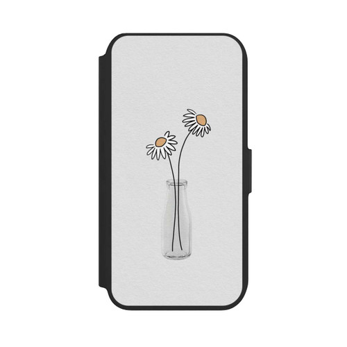 Apple iPhone SE (2022) NIVOflip Stillleben mit weißen Gänseblümchen