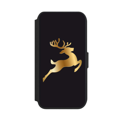Apple iPhone SE (2022) NIVOflip Gold Reindeer