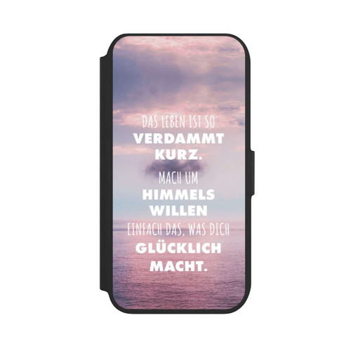 Apple iPhone SE (2022) NIVOflip Das Leben Ist So Verdammt Kurz