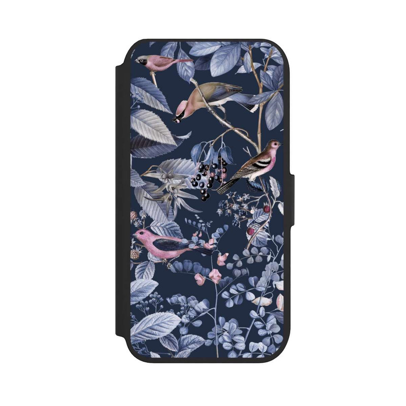 iPhone SE 2022 NIVOflip Birds And Berries Blue