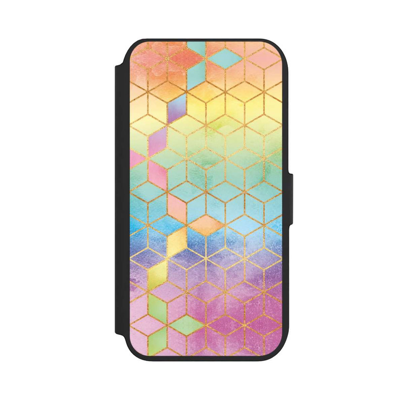 iPhone SE 2022 NIVOflip Regenbogenwürfel