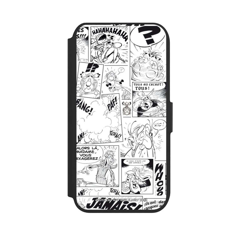 iPhone SE 2022 NIVOflip BD Astérix Blanc & Noir