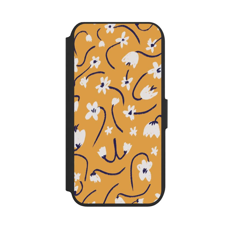 iPhone SE 2022 NIVOflip Pattern Petites Fleurs Jaunes