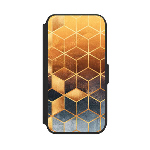 Apple iPhone SE (2022) NIVOflip Würfel goldener Farbverlauf
