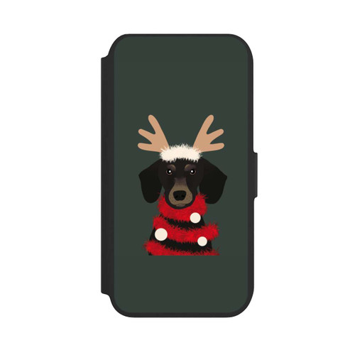 Apple iPhone SE (2022) NIVOflip weihnachtlicher Dackel