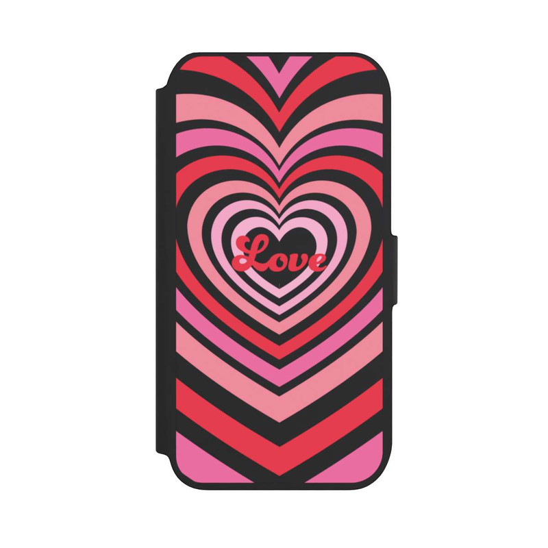 iPhone SE 2022 NIVOflip Amour, nuances rouges