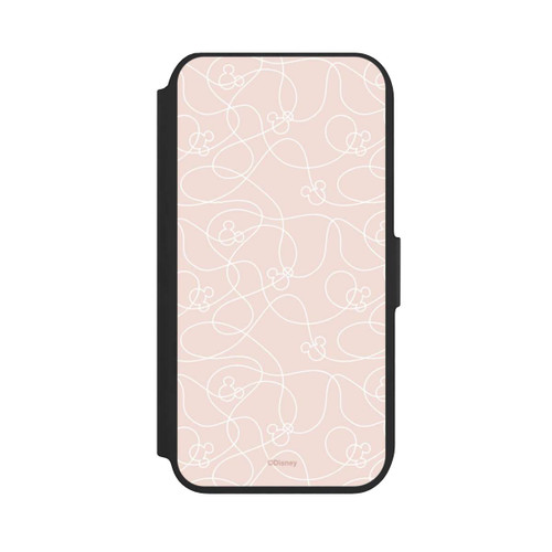 Apple iPhone SE (2022) NIVOflip Micky Line Art Muster Rosa