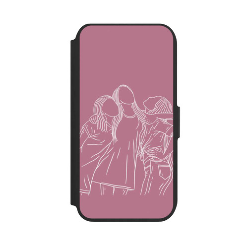 Apple iPhone SE (2022) NIVOflip Freundinnen Line Art