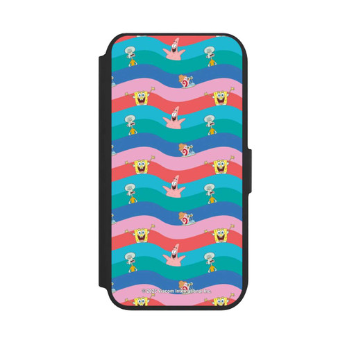 Apple iPhone SE (2022) NIVOflip Spongebob Friends Colorful Waves
