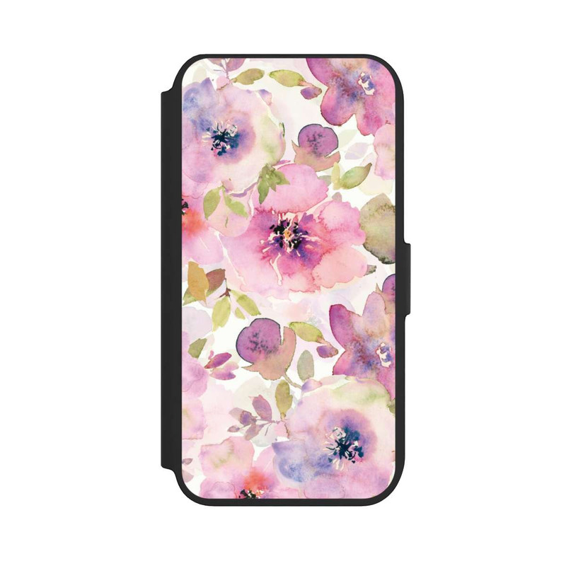 iPhone SE 2022 NIVOflip Papier Peint Fleurs Roses