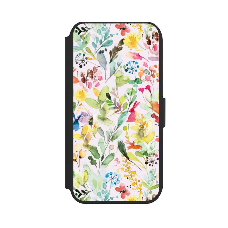 iPhone SE 2022 NIVOflip Wild Flowers Meadow Pink