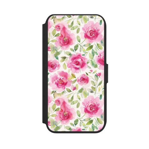 Apple iPhone SE (2022) NIVOflip Aquarelle de roses fraîches