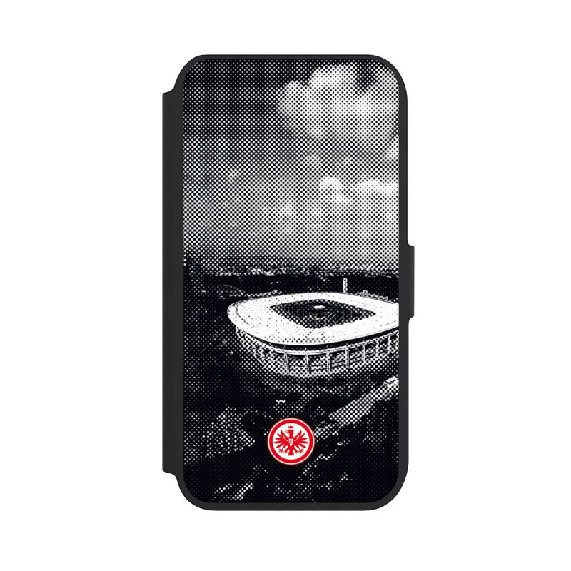 iPhone SE 2022 NIVOflip SGE Stadion Schwarz Weiß