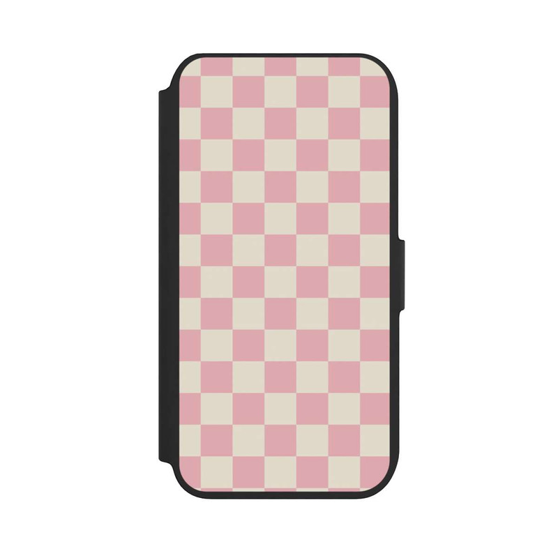 iPhone SE 2022 NIVOflip Schachbrett Rosa